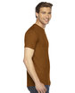 American Apparel Unisex Fine Jersey Short-Sleeve T-Shirt CAMEL ModelSide