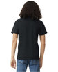 American Apparel Unisex CVC V-Neck T-Shirt BLACK ModelBack