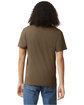 American Apparel Unisex CVC V-Neck T-Shirt heather army ModelBack
