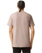 American Apparel Unisex CVC V-Neck T-Shirt heather blush ModelBack