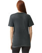 American Apparel Unisex CVC V-Neck T-Shirt heather charcoal ModelBack