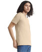 American Apparel Unisex CVC V-Neck T-Shirt heather bone ModelSide