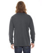 American Apparel Unisex Fine Jersey Long-Sleeve T-Shirt ASPHALT ModelBack