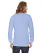 American Apparel Unisex Fine Jersey Long-Sleeve T-Shirt BABY BLUE ModelBack
