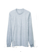 American Apparel Unisex Fine Jersey Long-Sleeve T-Shirt HEATHER GREY OFFront