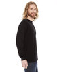 American Apparel Unisex Fine Jersey Long-Sleeve T-Shirt black ModelSide