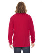 American Apparel Unisex Fine Jersey Long-Sleeve T-Shirt RED ModelBack