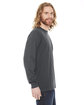 American Apparel Unisex Fine Jersey Long-Sleeve T-Shirt ASPHALT ModelSide