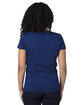 Threadfast Apparel Ladies' Ultimate V-Neck T-Shirt NAVY ModelBack