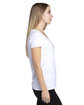 Threadfast Apparel Ladies' Ultimate V-Neck T-Shirt  ModelSide