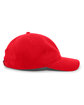 Pacific Headwear Brushed Cotton Twill Bucket Cap red ModelSide