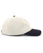 Pacific Headwear Brushed Cotton Twill Bucket Cap khaki/ navy ModelSide