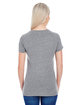 Threadfast Apparel Ladies' Triblend Short-Sleeve T-Shirt grey triblend ModelBack