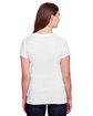 Threadfast Apparel Ladies' Triblend Short-Sleeve T-Shirt solid wht trblnd ModelBack