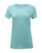 Threadfast Apparel Ladies' Triblend Short-Sleeve T-Shirt mint triblend OFFront