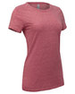 Threadfast Apparel Ladies' Triblend Short-Sleeve T-Shirt RED TRIBLEND OFQrt