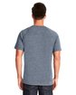 Next Level Apparel Men's Mock Twist Short-Sleeve Raglan T-Shirt indigo ModelBack