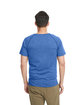 Next Level Apparel Men's Mock Twist Short-Sleeve Raglan T-Shirt tech royal ModelBack
