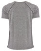 Next Level Apparel Men's Mock Twist Short-Sleeve Raglan T-Shirt heather gray OFBack