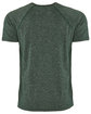 Next Level Apparel Men's Mock Twist Short-Sleeve Raglan T-Shirt forest green OFBack