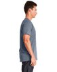 Next Level Apparel Men's Mock Twist Short-Sleeve Raglan T-Shirt indigo ModelSide