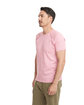 Next Level Apparel Men's Mock Twist Short-Sleeve Raglan T-Shirt tech pink ModelSide