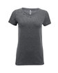 Threadfast Apparel Ladies' Vintage Dye Short-Sleeve V-Neck T-Shirt  OFFront