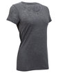 Threadfast Apparel Ladies' Vintage Dye Short-Sleeve V-Neck T-Shirt vintage charcoal OFQrt