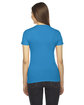 American Apparel Ladies' Fine Jersey USA Made Short-Sleeve T-Shirt teal ModelBack
