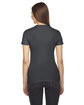 American Apparel Ladies' Fine Jersey USA Made Short-Sleeve T-Shirt ASPHALT ModelBack