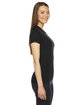 American Apparel Ladies' Fine Jersey USA Made Short-Sleeve T-Shirt  ModelSide