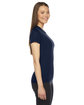 American Apparel Ladies' Fine Jersey USA Made Short-Sleeve T-Shirt navy ModelSide