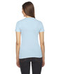 American Apparel Ladies' Fine Jersey Short-Sleeve T-Shirt LIGHT BLUE ModelBack