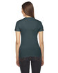 American Apparel Ladies' Fine Jersey Short-Sleeve T-Shirt FOREST ModelBack
