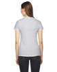 American Apparel Ladies' Fine Jersey Short-Sleeve T-Shirt ASH GREY ModelBack