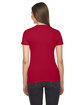 American Apparel Ladies' Fine Jersey Short-Sleeve T-Shirt RED ModelBack