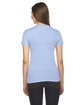 American Apparel Ladies' Fine Jersey Short-Sleeve T-Shirt BABY BLUE ModelBack