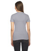 American Apparel Ladies' Fine Jersey Short-Sleeve T-Shirt SLATE ModelBack