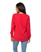 chicka-d Ladies' Bato Basics Fleece Tunic red ModelBack
