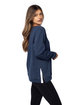 chicka-d Ladies' Bato Basics Fleece Tunic navy ModelSide