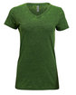 Threadfast Apparel Ladies' Cross Dye Short-Sleeve V-Neck T-Shirt  OFFront