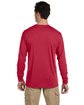 Jerzees Adult DRI-POWER SPORT Long-Sleeve T-Shirt true red ModelBack