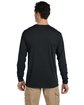 Jerzees Adult DRI-POWER SPORT Long-Sleeve T-Shirt black ModelBack