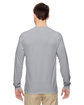 Jerzees Adult DRI-POWER SPORT Long-Sleeve T-Shirt silver ModelBack