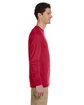 Jerzees Adult DRI-POWER SPORT Long-Sleeve T-Shirt true red ModelSide
