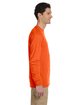 Jerzees Adult DRI-POWER SPORT Long-Sleeve T-Shirt safety orange ModelSide