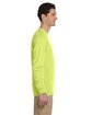 Jerzees Adult DRI-POWER SPORT Long-Sleeve T-Shirt safety green ModelSide