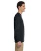 Jerzees Adult DRI-POWER SPORT Long-Sleeve T-Shirt black ModelSide