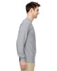 Jerzees Adult DRI-POWER SPORT Long-Sleeve T-Shirt silver ModelSide