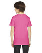 American Apparel Youth Fine Jersey Short-Sleeve T-Shirt FUCHSIA ModelBack